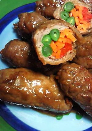 肉巻き☆甘辛ごま風味-レシピのメイン写真