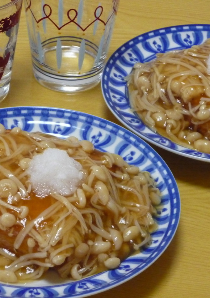 ～減塩料理～厚揚げのきのこあんかけ-レシピのメイン写真