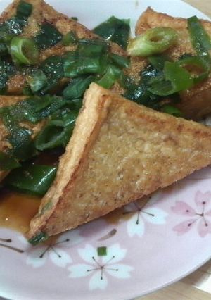 厚揚げ豆腐のしょうが醤油味-レシピのメイン写真