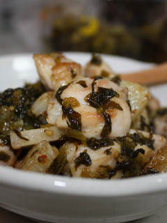 鶏肉と長芋の高菜炒め-レシピのメイン写真