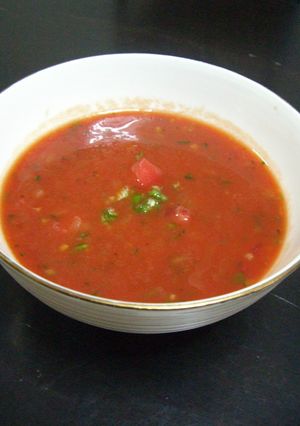 野菜の冷たいトマトスープ-レシピのメイン写真
