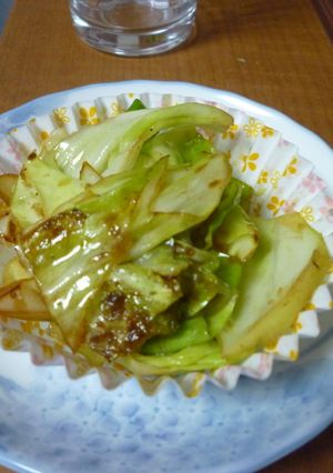 キャベツのバター炒め（お弁当用）-レシピのメイン写真