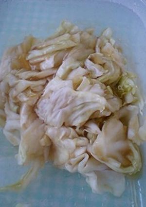 レンジで☆あんかけ蒸しキャベツ-レシピのメイン写真