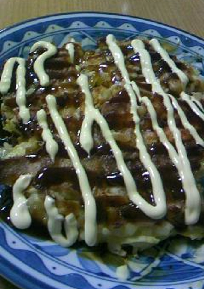 残り御飯で☆お好み焼き風焼き飯-レシピのメイン写真