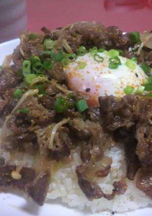甘辛牛めし-レシピのメイン写真