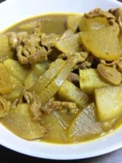 豚と大根のカレー煮-レシピのメイン写真