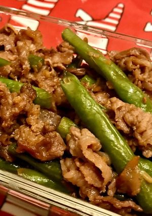 牛肉とインゲンの佃煮-レシピのメイン写真