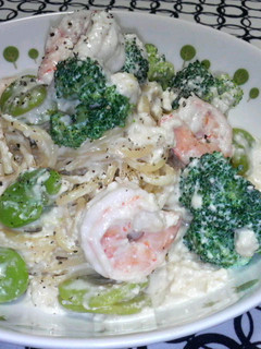 『豆腐&味噌 濃厚クリームパスタ』-レシピのメイン写真