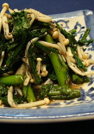 春菊とエノキの胡麻和え-レシピのメイン写真