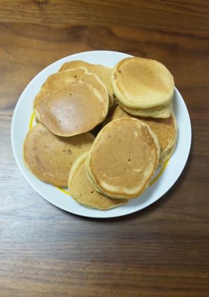 アレルギー対策☆もちふわパンケーキ-レシピのメイン写真