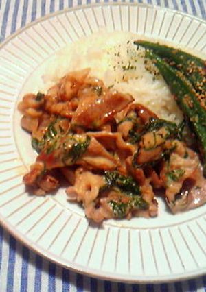 豚肉の大葉クリームソース-レシピのメイン写真