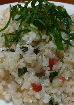 梅じゃこ紫蘇チャーハン-レシピのメイン写真