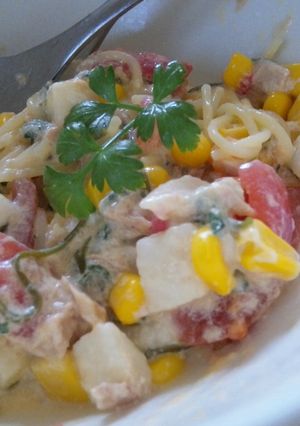 さっぱりスタミナ冷製パスタ-レシピのメイン写真