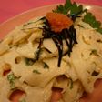 蓮根と大葉の明太マヨネーズ