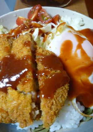 メンチカツのロコモコ-レシピのメイン写真