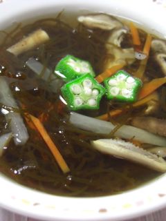 ✿もずくスープ 柚子こしょう✿-レシピのメイン写真
