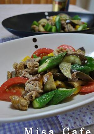 夏野菜のカレー炒め-レシピのメイン写真