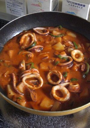 イカのトマト煮-レシピのメイン写真