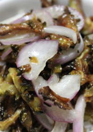 スリランカ料理◆ゴーヤと玉ねぎの和え物-レシピのメイン写真