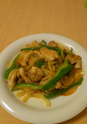 鶏もも肉のピリ辛味噌炒め-レシピのメイン写真