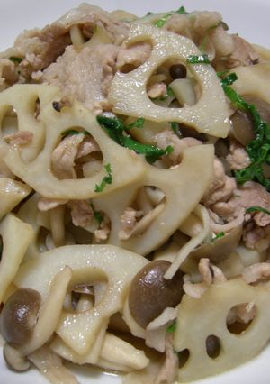 青じそ香る☆豚肉とれんこんのきんぴら風-レシピのメイン写真