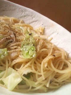 キャベツとしめじの和風パスタ!-レシピのメイン写真
