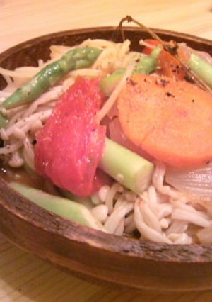 アスパラとラタトゥイユのアンチョビパスタ-レシピのメイン写真