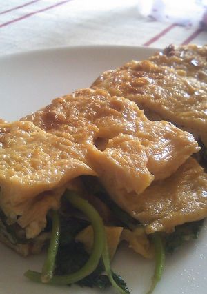 朝のごちそう。三つ葉入り卵焼き-レシピのメイン写真