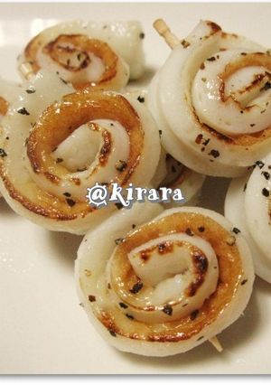 お弁当･おつまみ♪くるくる竹輪の胡椒焼き-レシピのメイン写真
