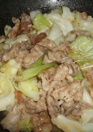 きゃべと豚炒め-レシピのメイン写真