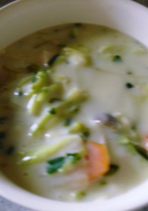 豆苗と白菜のクリーム煮-レシピのメイン写真