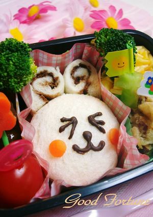 キャラ弁☆うさぎちゃんサンドウィッチ-レシピのメイン写真