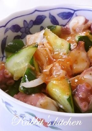 タコとキュウリのキムチ和え-レシピのメイン写真