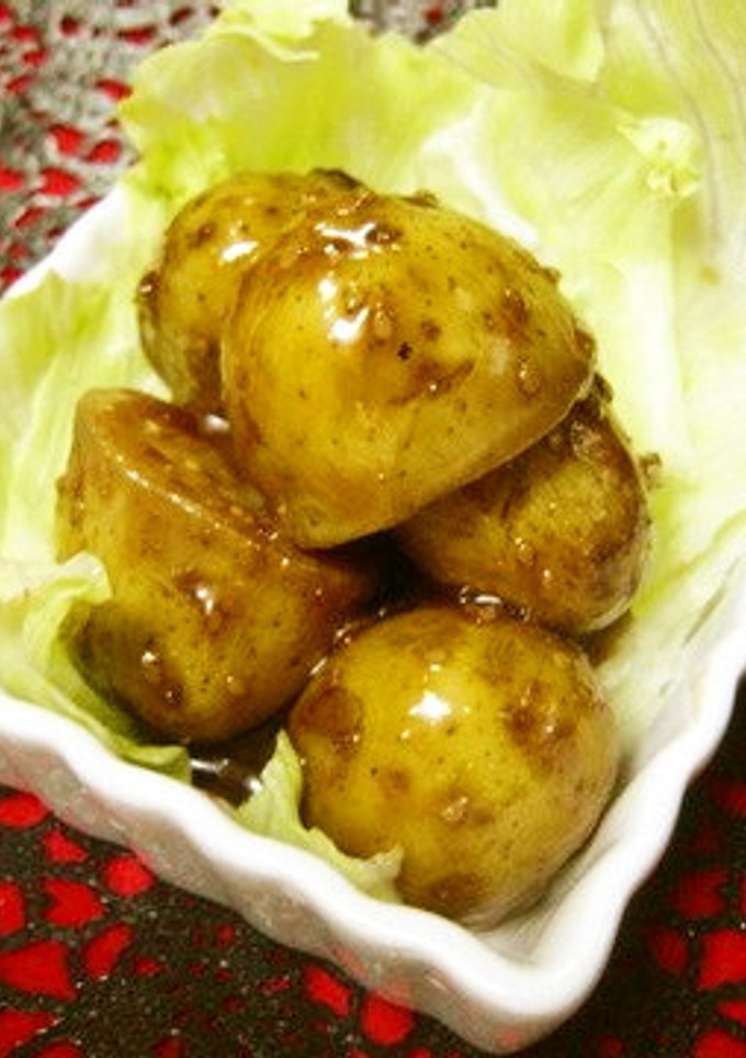 簡単速攻✿焼き肉のタレで照りジャガ✿-レシピのメイン写真