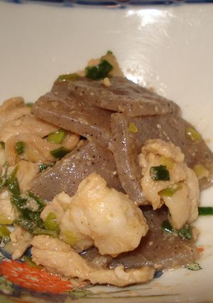 こんにゃくと豚肉の炒り煮-レシピのメイン写真