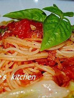 夏の冷製パスタはBLT-レシピのメイン写真