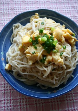 ゴマドレッシングで簡単☆サラダ素麺♡-レシピのメイン写真