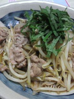 ☆豚とモヤシの生姜醤油炒め☆-レシピのメイン写真