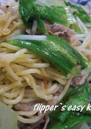 塩焼きそばを美味しくするには。-レシピのメイン写真