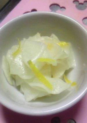 レモン風味・大根の酢の物-レシピのメイン写真