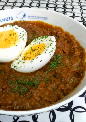 『夏野菜が溶け込んだキーマ風カレー』-レシピのメイン写真
