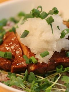 豚の味噌漬けで、スタミナ丼!-レシピのメイン写真