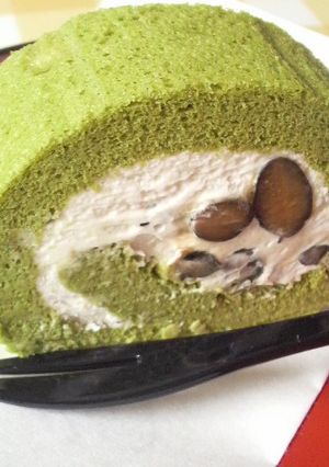 抹茶と黒豆のスフレロール(ミニサイズ)-レシピのメイン写真