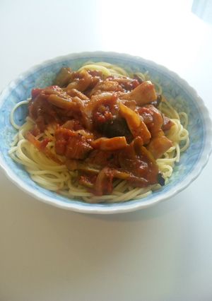 ラタトゥイユのパスタ-レシピのメイン写真