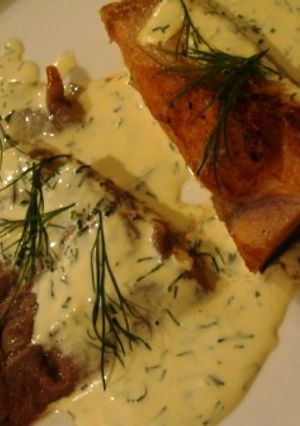 牛肉のステーキ☆ディルソース-レシピのメイン写真