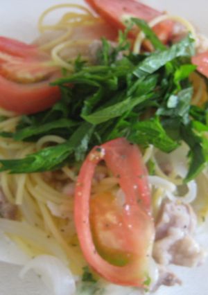 夏のサラダパスタ-レシピのメイン写真