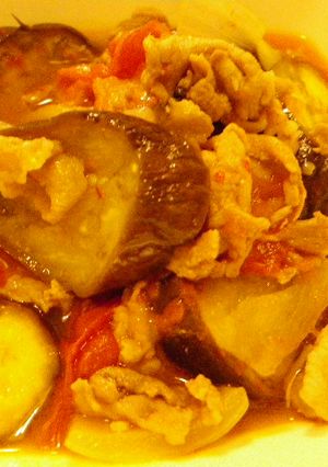 豚と夏野菜の豆板醤煮-レシピのメイン写真