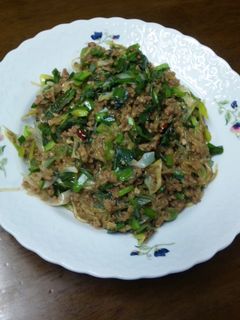 春雨とひき肉のピリ辛炒め-レシピのメイン写真