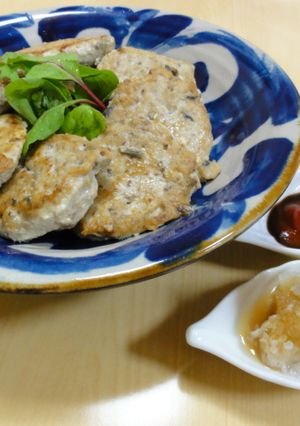 鰯のふわふわ豆腐ハンバーグ-レシピのメイン写真