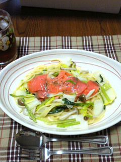 スモークサーモンのクリームパスタ-レシピのメイン写真